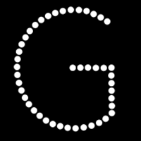 361G-L - Circle alphabet stencil