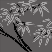 Bamboo  stencil