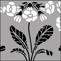 The Cowslips stencil - price £20.95 Cowslips stencil