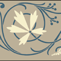 AM51 - Prairie flower stencil