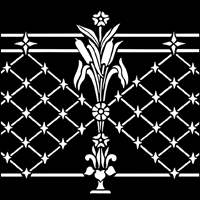 The Railing No 4 stencil - price £20.95 Railing No 4 stencil