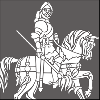 Conquistador  stencil section.