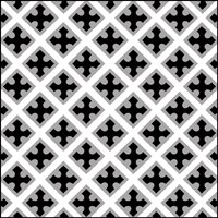 BW16a - Plain tile stencil BW16a - Plain tile stencil