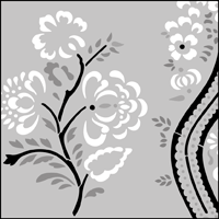 BW25 - Repeat no 2 stencil BW25 - Repeat no 2 stencil