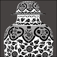 Ming Vase stencil