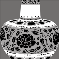BW8 - Turkish pot no 2 stencil BW8 - Turkish pot no 2 stencil