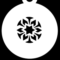 Snowflake No 2 stencil
