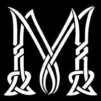 CE51M - Celtic initials - m stencil