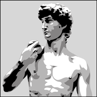 The David stencil - price £56.25 David stencil