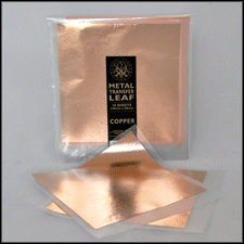 Copper transfer leaf.