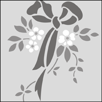 The Spring Posy Solo stencil - price £17.95 Spring Posy Solo stencil