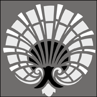 The Scallop Solo stencil - price £18.75 Scallop Solo stencil