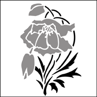 CS56 - Poppy solo stencil CS56 - Poppy solo stencil