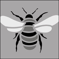 Bee Solo stencil