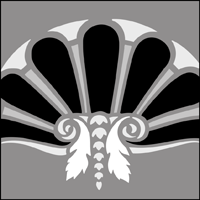 The Classical Shell Solo stencil - price £18.75 Classical Shell Solo stencil
