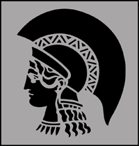 The Athena Solo stencil - price £18.75 Athena Solo stencil