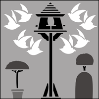 The Theme Pack stencil - price £28.15 Theme Pack stencil