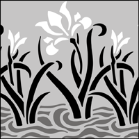 The Border No 92 stencil - price £20.95 Border No 92 stencil