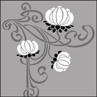 The Motif No 81 stencil - price £22.45 Motif No 81 stencil