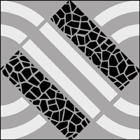DE283 - Border no 135 stencil DE283 - Border no 135 stencil