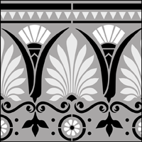 Border No 23  stencil