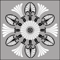 Motif No 2 stencil