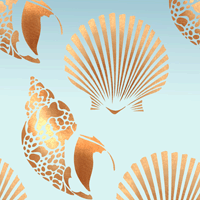 Shells Repeat stencil
