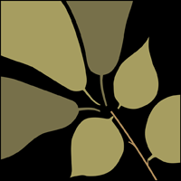 Leaves stencil