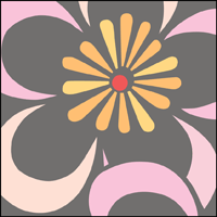 LTL1-L - Oriental blossom stencil