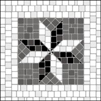 Corner/Tile No 2 stencil