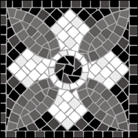 Corner/Tile No 4 stencil