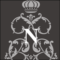 Monogram Cartouche stencil