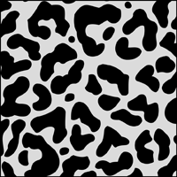 Leopards stencil section.