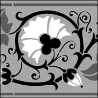 The Border No 17 stencil - price £31.35 Border No 17 stencil