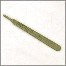 Metal Scalpel Handle.