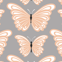 Butterflies stencil