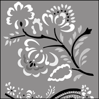 TR15 - Folk art stencil TR15 - Folk art stencil