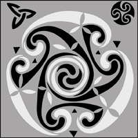 TR4 - Celtic stencil
