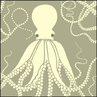 Octopus stencil section.