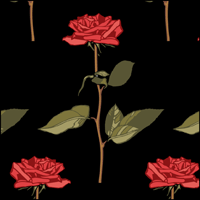 Roses No 2 stencil