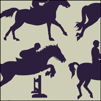 VN228 - Pony club stencil VN228 - Pony club stencil