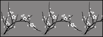 Cherry Blossom stencil - Fruit and Flower