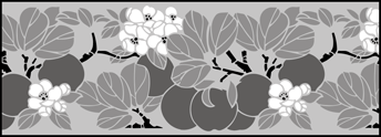 Apple Blossom  stencil - Fruit and Flower