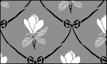 Magnolia Repeat stencil - Fruit and Flower