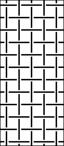 Trellis Section  stencil - Garden Room