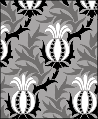 Repeat No 19 stencil - Gothic and Medieval