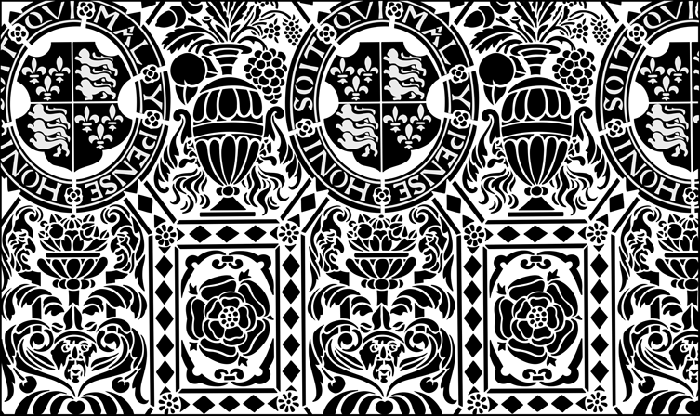 Repeat No 22  stencil - Gothic and Medieval