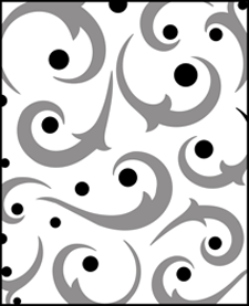 Holiday | NC15 | Baroque stencil Baroque stencil - Holiday
