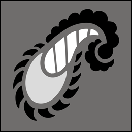 Paisley Solo stencil - Indian
