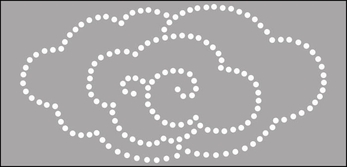 Japanese | JA132C | Cloud stencil Cloud stencil - Japanese